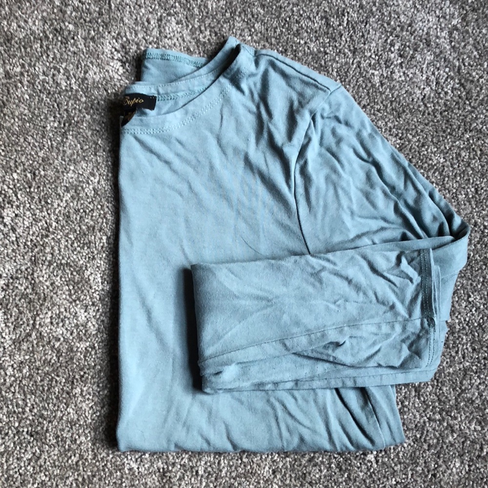 Sea green long sleeve